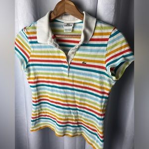 LACTOSE cap sleeve top.